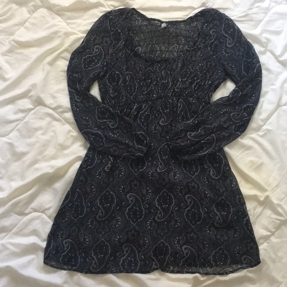 Sheer knee length dress